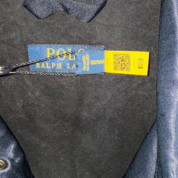 Polo Ralph Lauren P-Wing Sateen Coach's Jacket, Newport Navy XL $498 - Picture 9 of 13